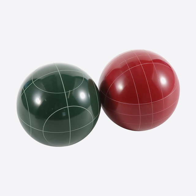 Bocceball 세트 야외 게임 수지 107mm Bocce Ball Pallio